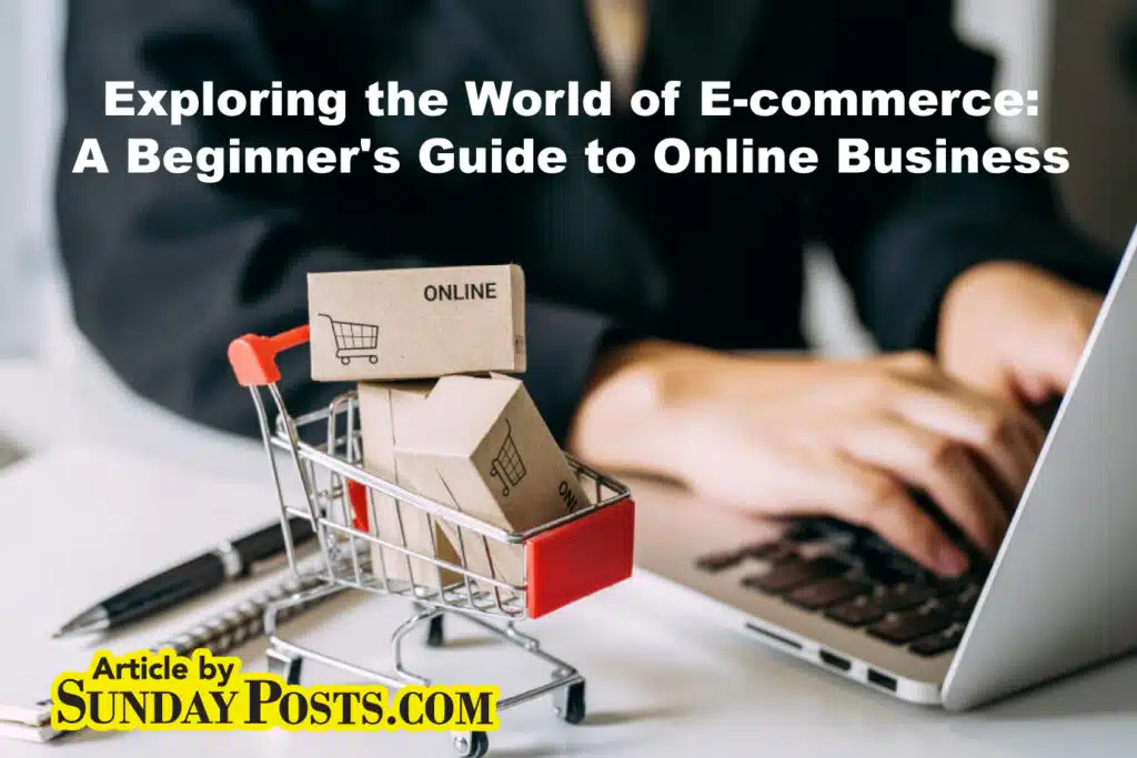 Exploring the World of E-commerce: A Beginner's Guide to Online Business